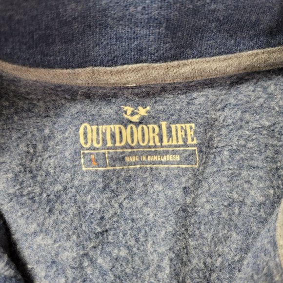 Outdoor Life Mens Navy Blue Sweater - Picture 3 of 3